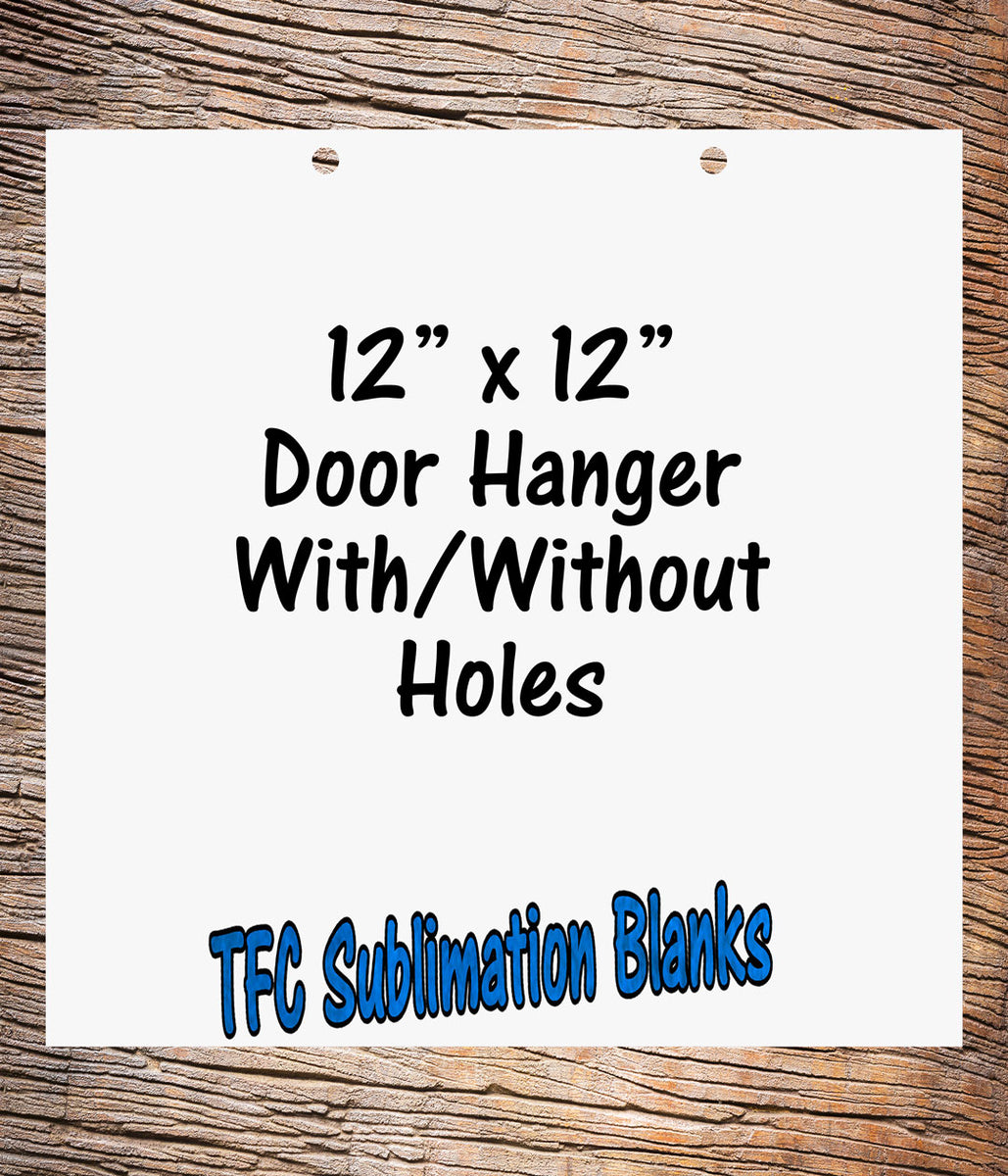 Clipboard Door Hanger Sublimation Blank – Slinging Arrow Wholesale